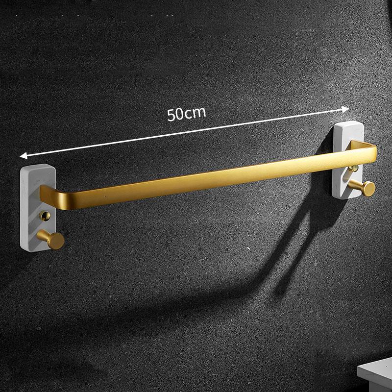 

Белая мраморная полка для полотенец для ванной комнаты, матовое золото, алюминиевая настенная перекладина для полотенец, держатель для полотенец для туалета, многоярусная полка с крючком