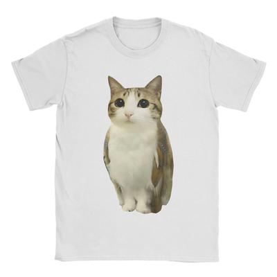 2026 New Hot Sale Men's and Women's Meowl Cat Owl Funny Printed T-Shirt Cotton New Arrival Oversize Fashion T-Shirt Top Clothing