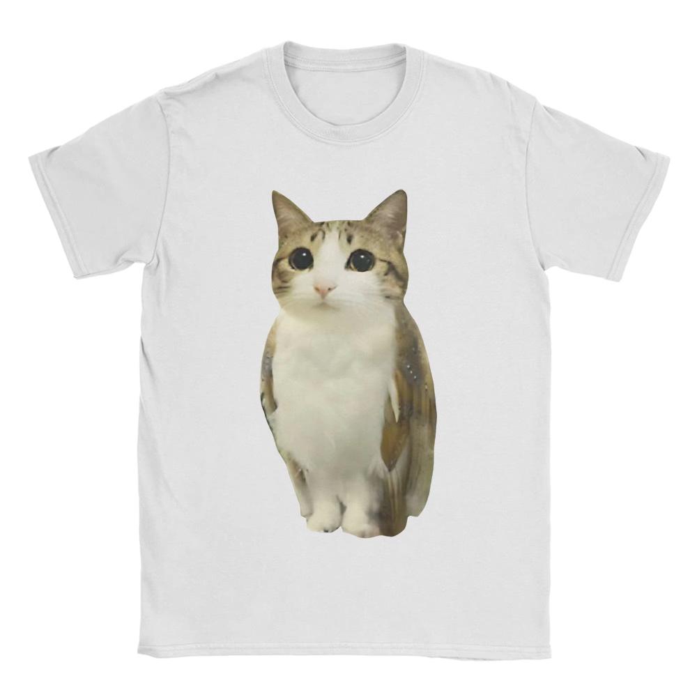 

2026 New Hot Sale Men s and Women s Meowl Cat Owl Funny Printed T-Shirt Cotton New Arrival Oversize Fashion T-Shirt Top Clothing 5XL різнокольоровий