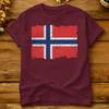 Harajuku Tshirt Beach Vintage Norway Flag Hipster T Shirts Cotton Tshirt For Adult Y2k Classic Short Sleeve Tops