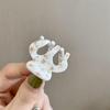 Hairpins Ponytail Holder Geometric Hairgrips Women Hair Clips Flower Hair Claws Korean Shark Clips