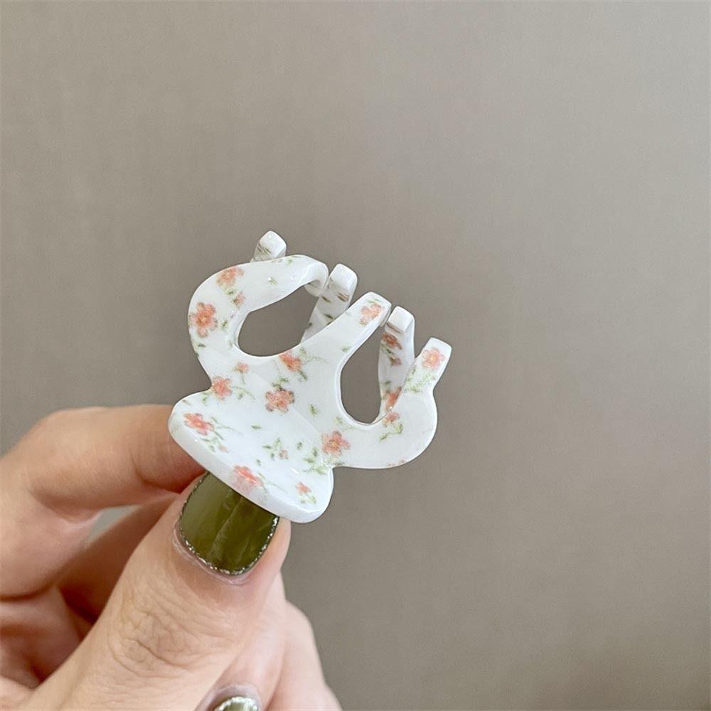 Hairpins Ponytail Holder Geometric Hairgrips Women Hair Clips Flower Hair Claws Korean Shark Clips