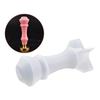 Stamp Handle Resin Mold Sealing Handle Mold Wedding Invitations Wax Seal Stamp Handle Mold for DIY Crafts Crystal