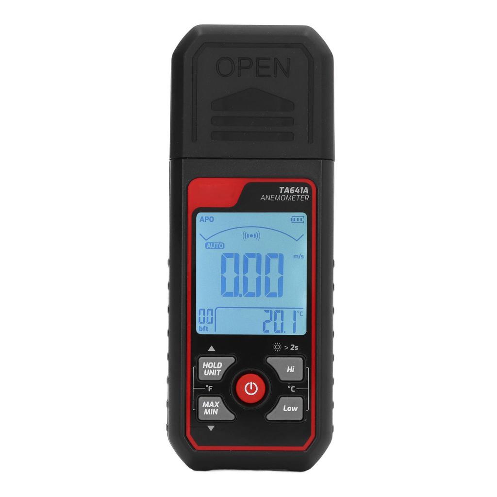 8 Blades Digital Anemometer High Accuracy Handheld Wind Speed Meter Gauge 0.06‑30.0m S