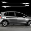 2 ks závodních pruhů na auto pro VW Volkswagen Golf Sportsvan Vodotěsná vinylová dekorace na linii pasu dveří Nálepka Příslušenství