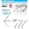 DRY WAVE Window/Wall Clothes Drying Hardware KAN65 White