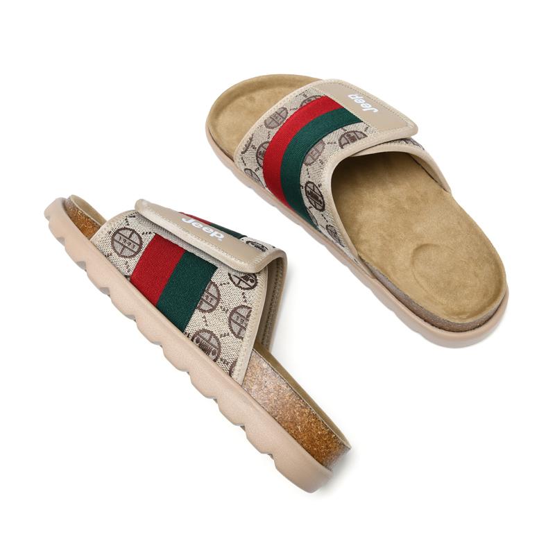Jeep Sandálias de Encaixe EVA Florais Tendência de Moda Calçado Unissex P750W14630