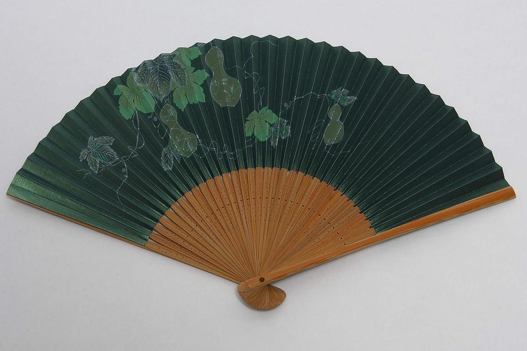 fan with fan in a presentation made in gourd [Hasegawa] Men's Kyoto-style case, box, Japan, design.
