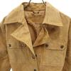 70s 80s vintage Suede Jacket Camel Women Used