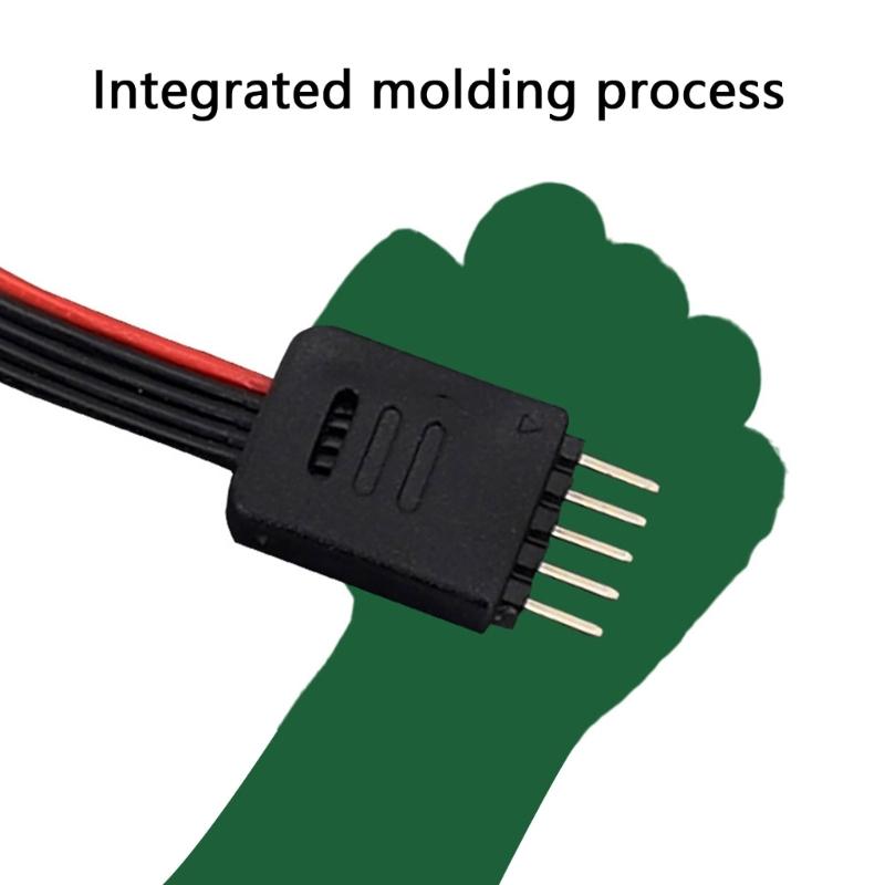 4-Pin-Adapterkabel 2,54 mm Buchse auf 2,0 mm Stecker Draht Breadboard Jumper-Kabel für Elektronik-Prototyping & -Tests