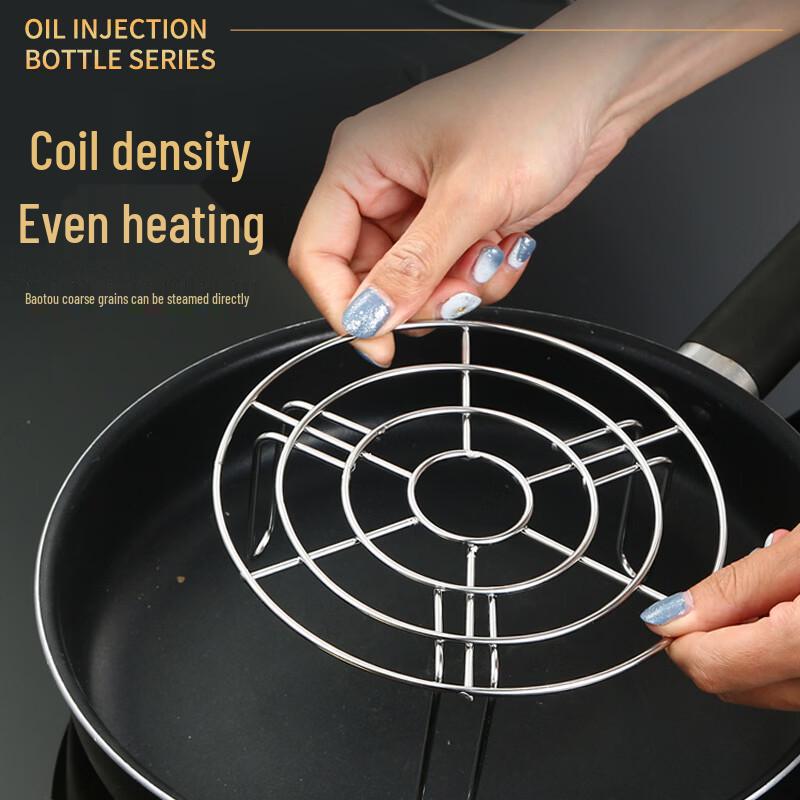 ZISIZ 304 Stainless Steel Pressure Cooker Steaming Rack Set
