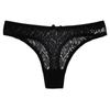 Low-Middle Waist Ladies Thong Panties, Non-marking Comfortable Breathable Women's T Pants Lace Sexy Women's Panties