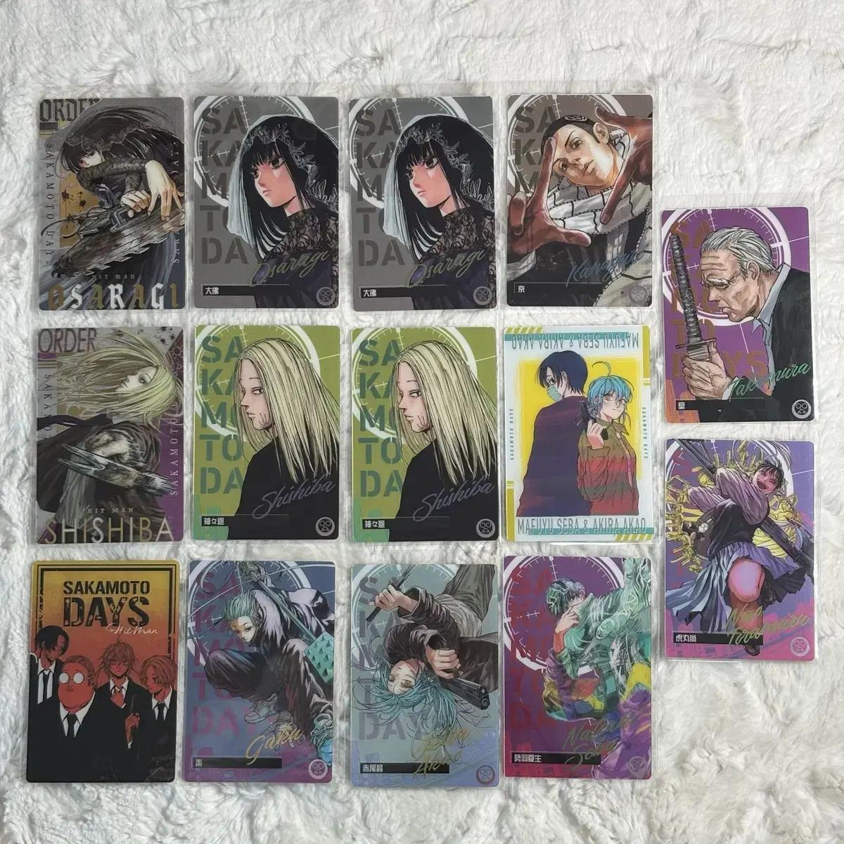 

Sakamoto Days Wafer Card Rare Shishiba Osaragi Natsuki Kaku