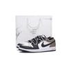 Air Jordan 1 Slip Resistant Abrasion Resistant Low Top Vintage Basketball Shoes Men's Black Brown 553558-132(Team-SBOX)