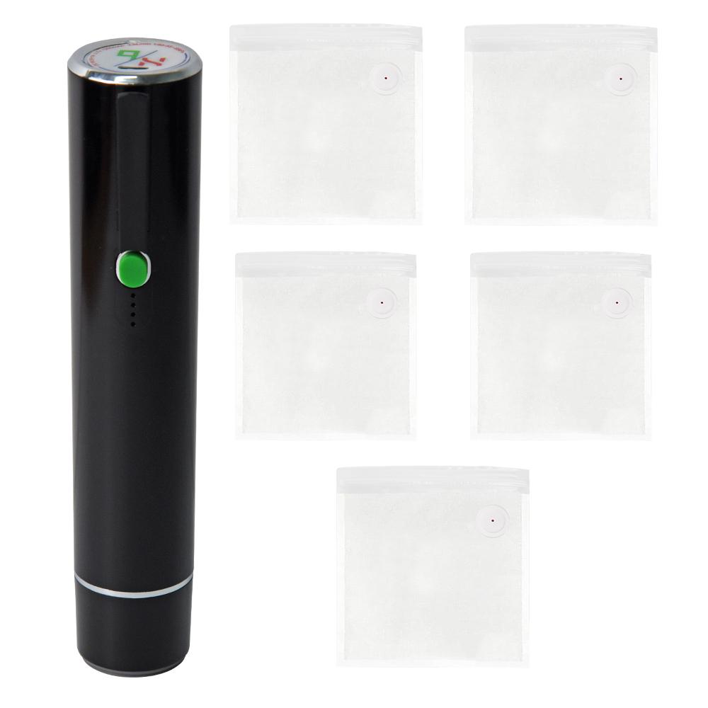 Handheld Vacuum Sealer Machine Portable USB Type-C Charging Cordless 2-in-1 Automatic Food Vacuum