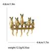 Vintage Enamel Cat Brooches for Women Rhinestone Animal Kitten Pins Event Party Gifts Backpack Decoration Clothes Accessories