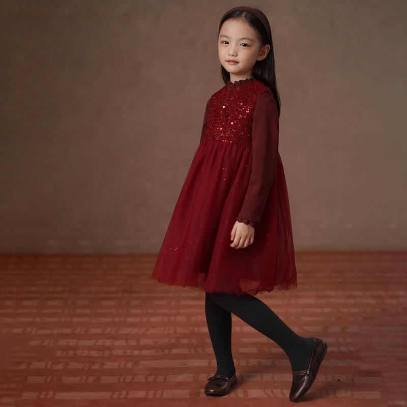 Hacikis Girls' Winter Sleeveless Princess Vest Dress
