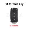 For Volkswagen Vw Skoda Octavia Seat Leon Altea Polo Golf Passat Tiguan Beetle Caddy T5 Up Eos Car Key Case Cover Keychain