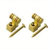 2pcs Electric Guitar Chrome Roller String Trees Retainer Mounting Tree Guide Silvery Black Golden 3 Colors