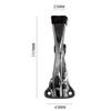 Adjustable Pedals Door Stopper Heavy Duty Mute Zinc Alloy Door Stops With Non-Slip Rubber Tip Hidden Wall Protector Hardwa