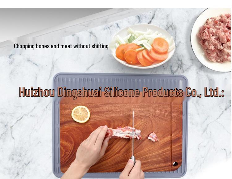 Silikon Rutschfestes Schneidebrett und Abtropfmatte