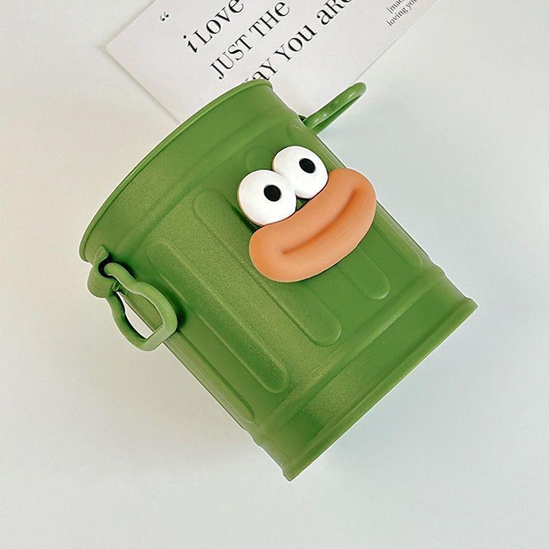 Diy Funny Large Mouth Pen Holder Cute Large-Capacity Pencil Holder Durable Stationery Container Makeup Brush Storage Bucket