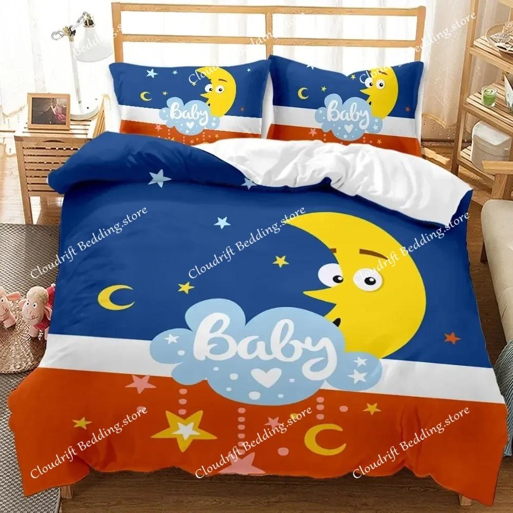 Astronaut Duvet Cover Set, Space Bedding Set For Kids Boys, Sky Galaxy Themed Comforter Cover, Queen King Twin Size Quilt Cover