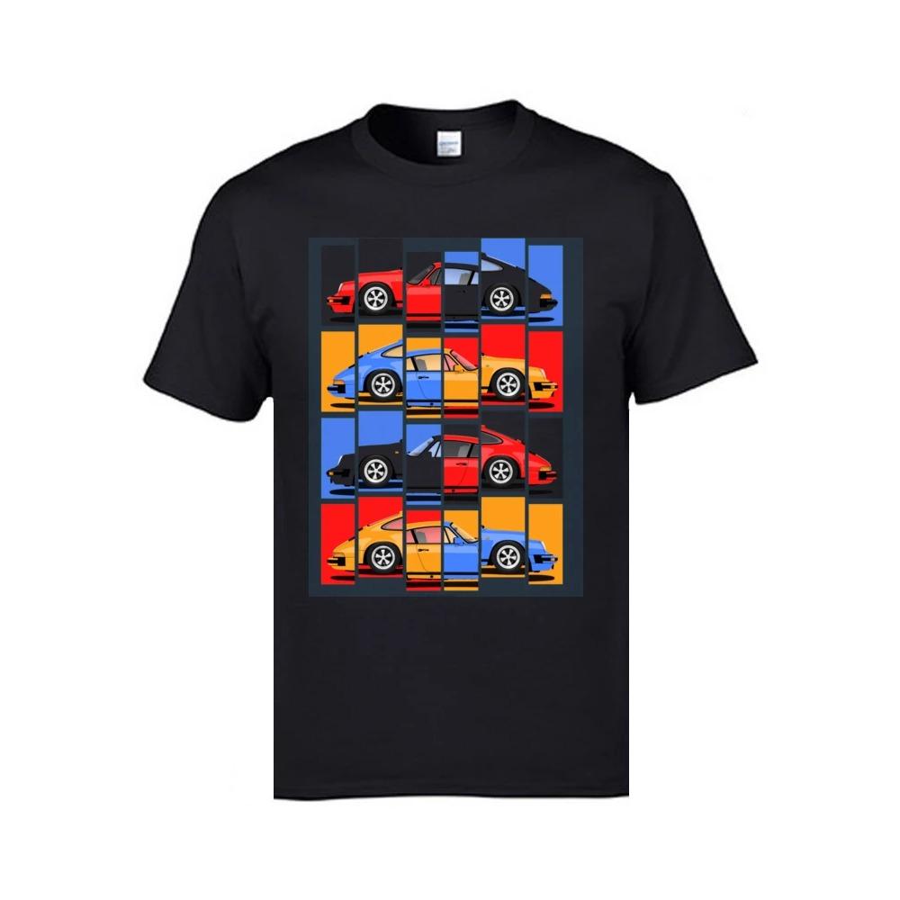 

Японские футболки Стайлинг автомобиля Крутая мужская футболка Большой размер Европа Футболки Высшее качество Брендовая одежда Рубашки Хлопковая футболка XXXXL чёрный