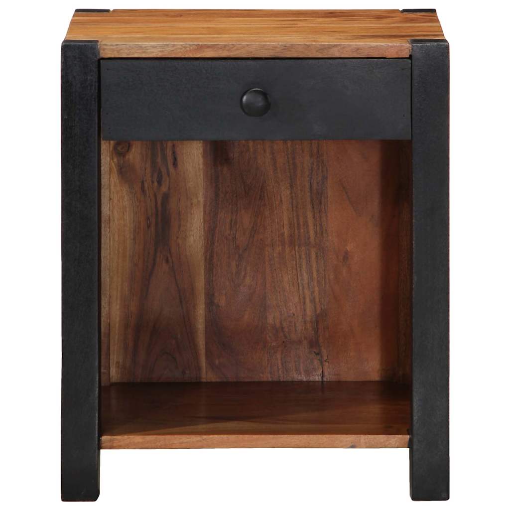 Nightstand Brown 40 x 35 x 50 cm Solid Acacia Wood