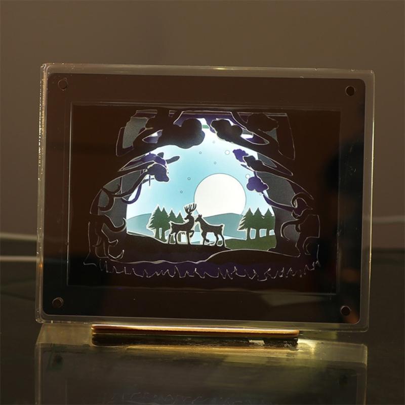 Delicate Light Painting Frame Creating Mold Personalized Artwork Silicone Mold for DIY Enthusiasts and Gift Shops