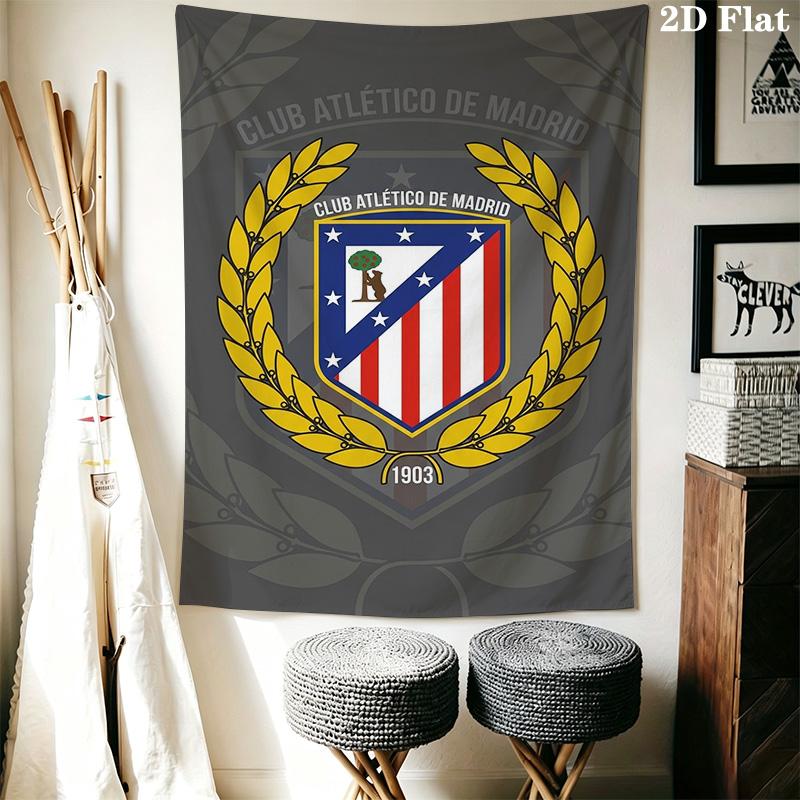 Atletico Madrid Crest Bedding 1 Duvet Cover 2 Pillowcase Without Core Bedding Set Christmas Birthday Gift Duvet Cover And Pillowcase Bedding