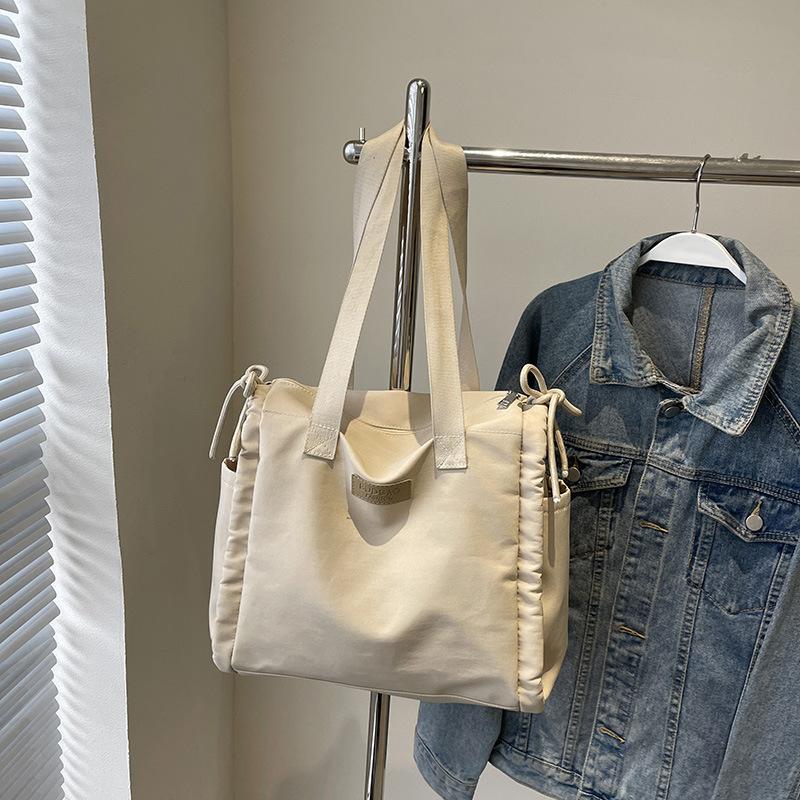 Large capacity casual bag women's new fashion versatile tote bag simple commuter shoulder bag