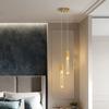 Modern Crystal Pendant Lamps Home Decor Bedside Hanging Light for Living Room  Bedroom Ceiling Chandelier Lights