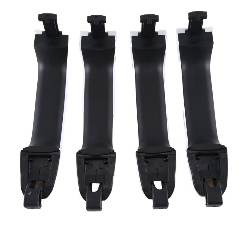 1 Set White Exterior Outside Door Handles 22923605 22929412 For Chevy Silverado GMC Sierra 2014-2018 22929464 22923599 Parts