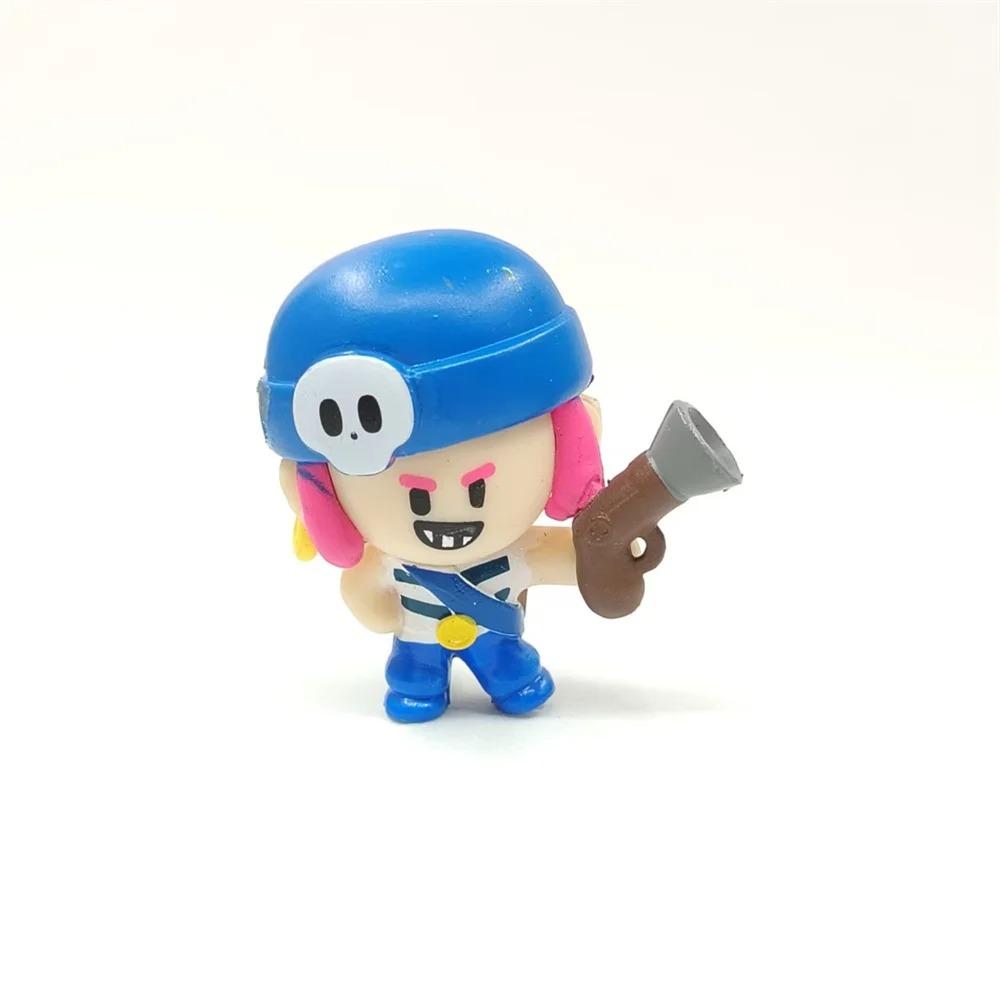 1pcs Original Supercell Heros Leon Crow Spike Collectible Figures Series 1 License Ultra Rare Gold Silver Collection Toy Gifts