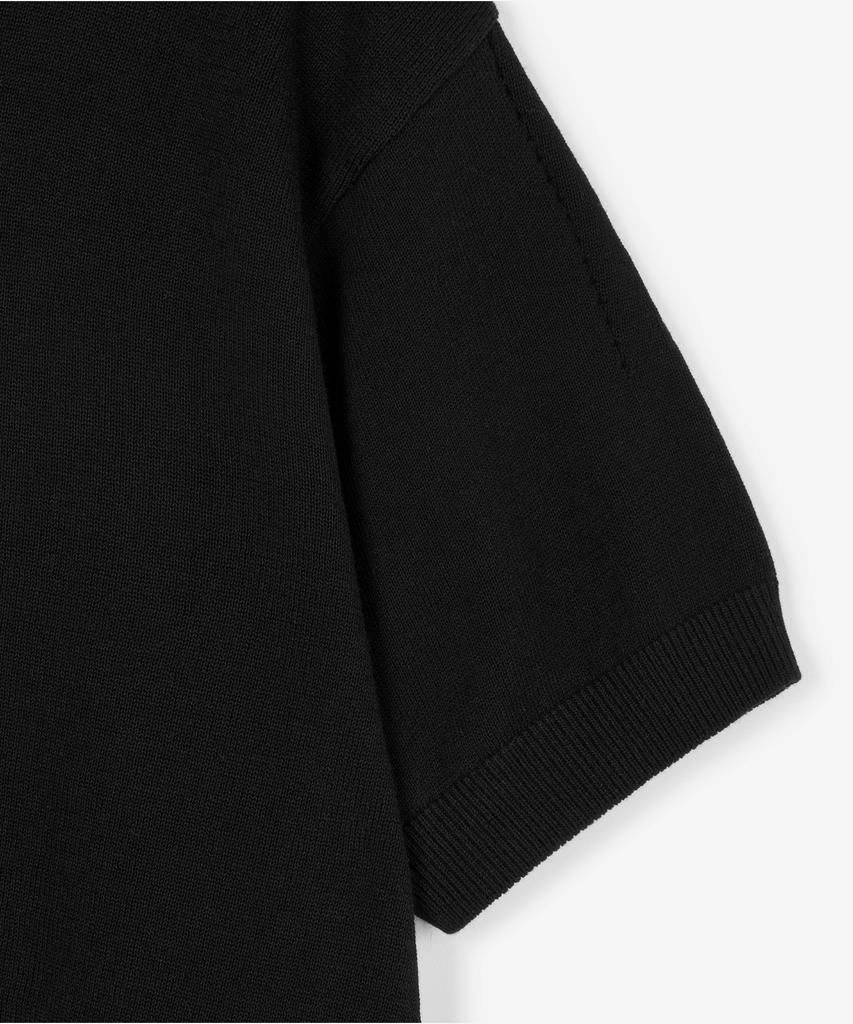 Tienjiti V-Neck Knit (Black) Tnsw6E207Bk