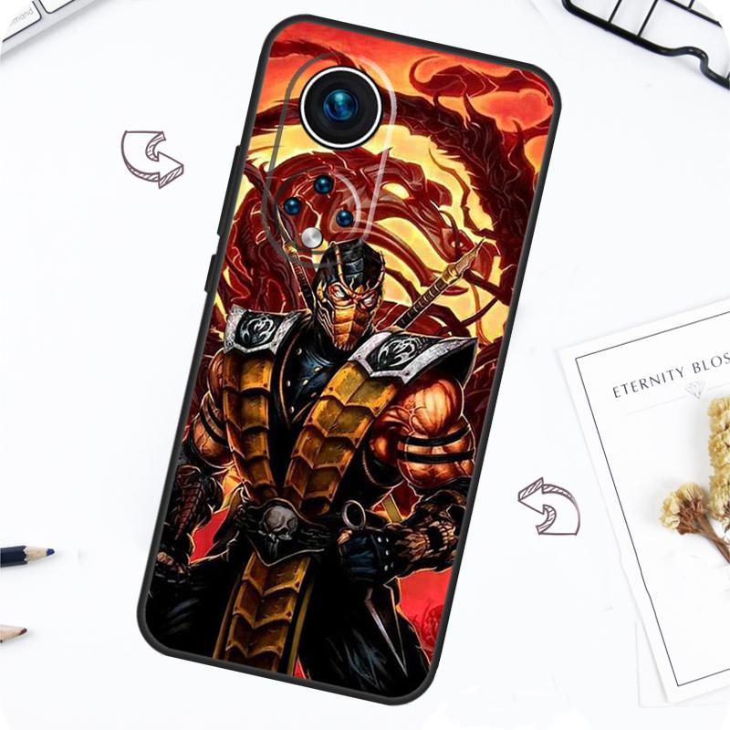 

Scorpion Zero Sub Mortal Kombat Case For Huawei P30 P20 P40 Lite P50 Pro P Smart 2021 Nova 5T Honor X8 X9 50 70 80 Cover Huawei P30