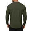 Men's Long Sleeve T-Shirt Casual Crewneck Loose Fit Breathable Versatile Base Layer Top for Commute and Everyday Wear