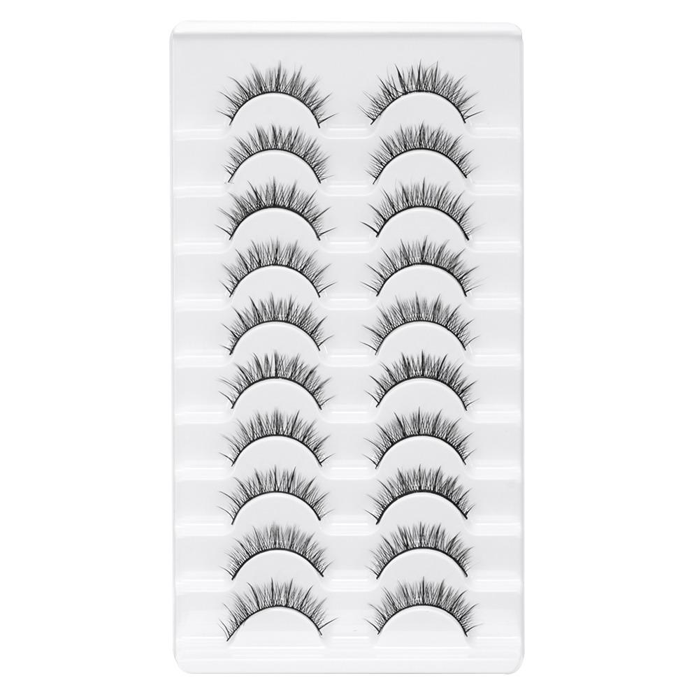 Natrual Long False Eyelashes Handmade Eye Makeup Tools Beauty 3D Faux Mink Lash Eye Lash Extension