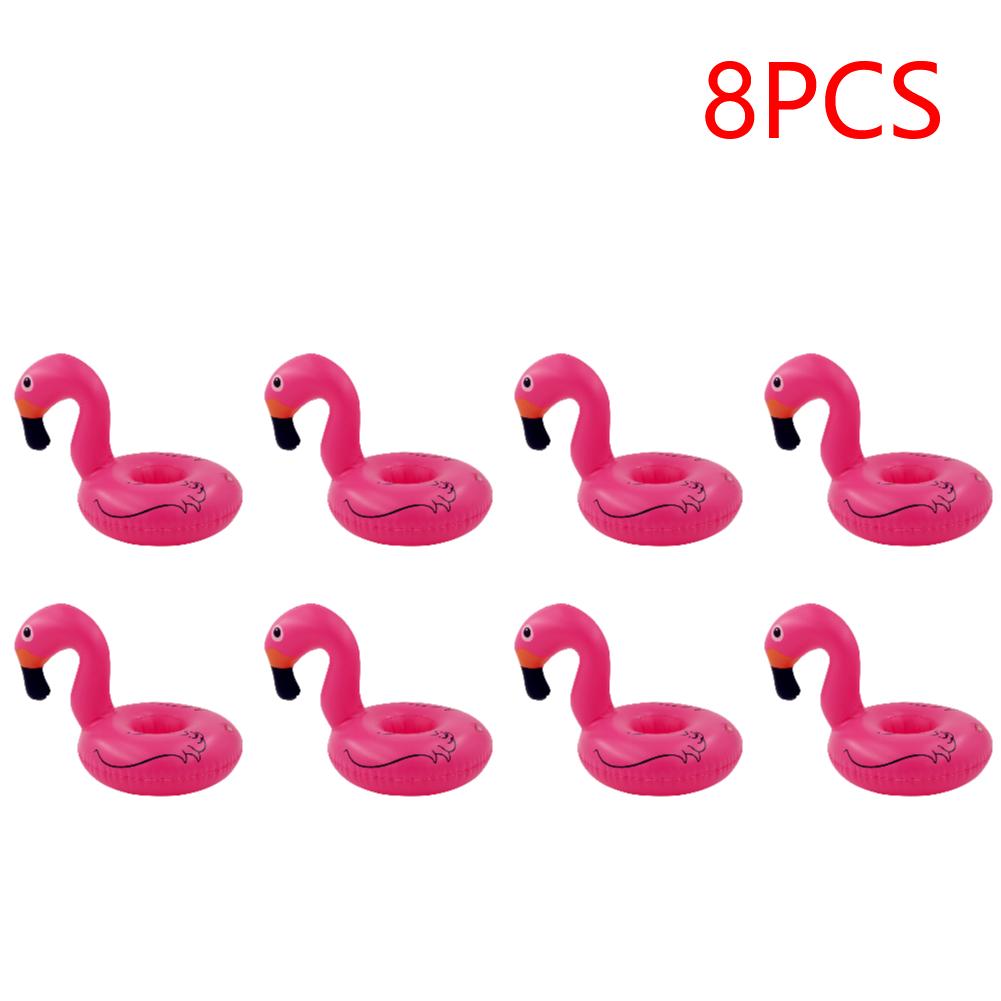 Inflatable Cup Holder PVC Swan Beverage Glass Holder Portable Water Inflatable Coasters for Holiday Birthday Party