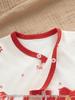 Newborn Festive Romper: Winter Baby Gift, 100-Day Celebration, Class A Baby Clothes