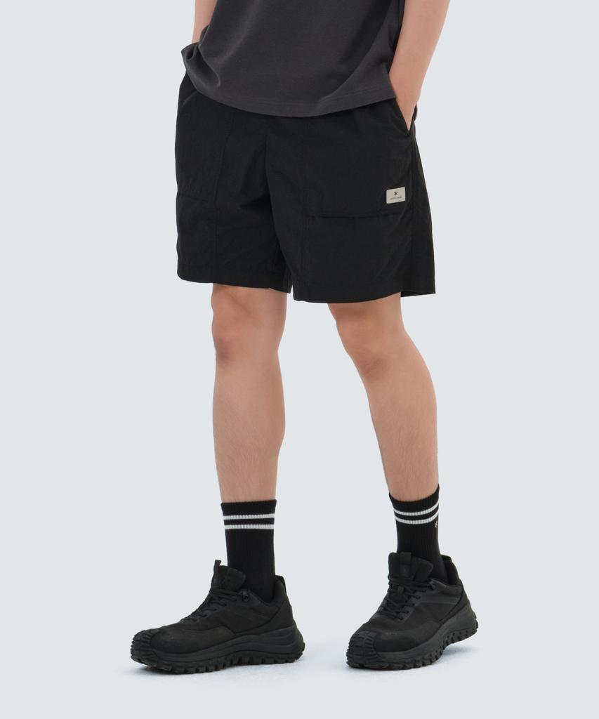 SNOWPEAK APPAREL Taslan Carapace Shorts (S25Mulhp64) Black