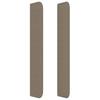 Vidaxl Wingback Headboard, Taupe, 103X16X118/128 Cm, Fabric
