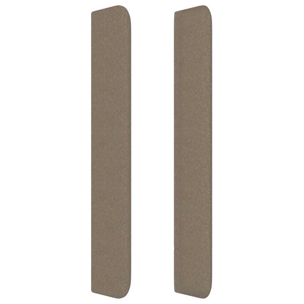 Vidaxl Wingback Headboard, Taupe, 103X16X118/128 Cm, Fabric