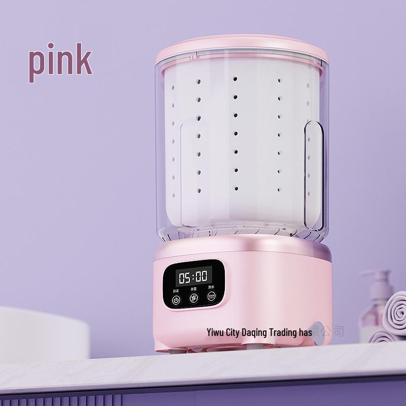 Portable Wireless Mini Washer with Wash & Dehydrate Functions for Underwear, Socks, and Small Items