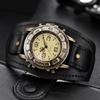 Punk-Stil Rindsleder Armbanduhr Rindslederarmband Armband Lederarmband Armbanduhren