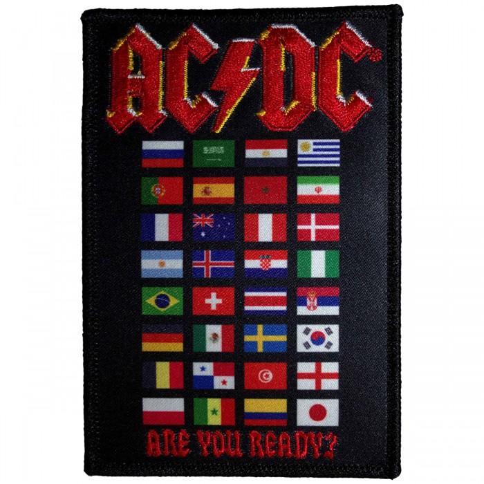 AC/DC Are You Ready? Flags Iron On Patch