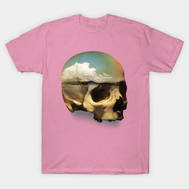 T Shirt Women Memories Live Forever Harajuku Print Kawaii Tshirt Summer Short Sleeve Female T-Shirt Top Tee