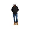 Timberland Logo Pullover Hoodie Loose Fit Drop Shoulder Long Sleeve Sweatshirt Men Hoodies Black TB0A695B0011
