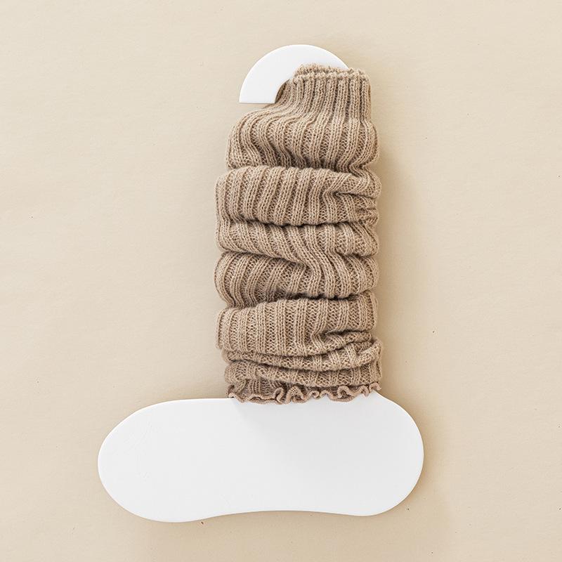 Gestrickte Beinstulpen für Damen für Herbst und Winter – warm, vielseitig, im japanischen JK-Lolita-Stil.